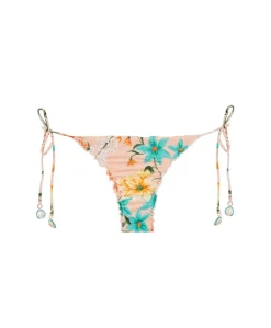 Embroidered Lettuce Edge Tie Bottoms (FINAL SALE)*PQ Swim Store