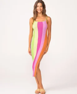 Clementine Piper Slit Dress*PQ Swim Shop