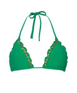 Embroidered Lettuce Edge Tri Top*PQ Swim Outlet