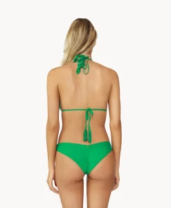 Ireland Green Basic Ruched Bottoms*PQ Swim Best