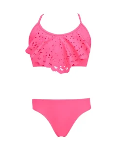 Kids Cosmo Pink Laser Flutter Bikini*PQ Swim Hot