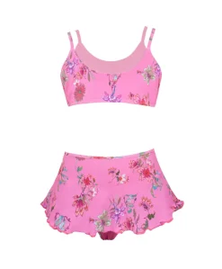 Kids Garden Pink Skirted Bikini (FINAL SALE)*PQ Swim Store