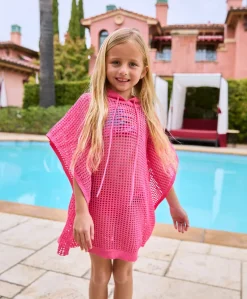 Kids Hot Pink Reagan Poncho*PQ Swim Store