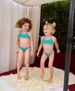 Kids Ireland Sporty Rainbow Embroidered Bikini*PQ Swim Best