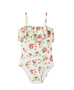 Kids Strawberry Fields Ruffle One Piece (FINAL SALE)*PQ Swim Discount