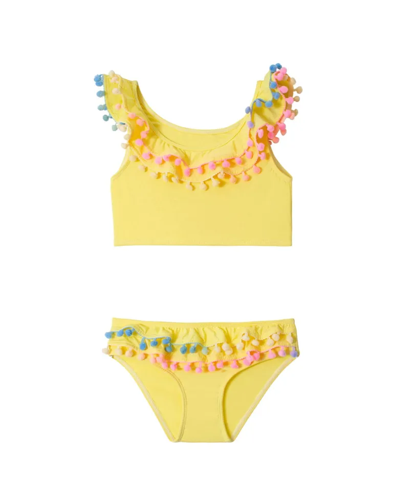 Kids Sunshine Pom Pom Bikini (FINAL SALE)*PQ Swim Online