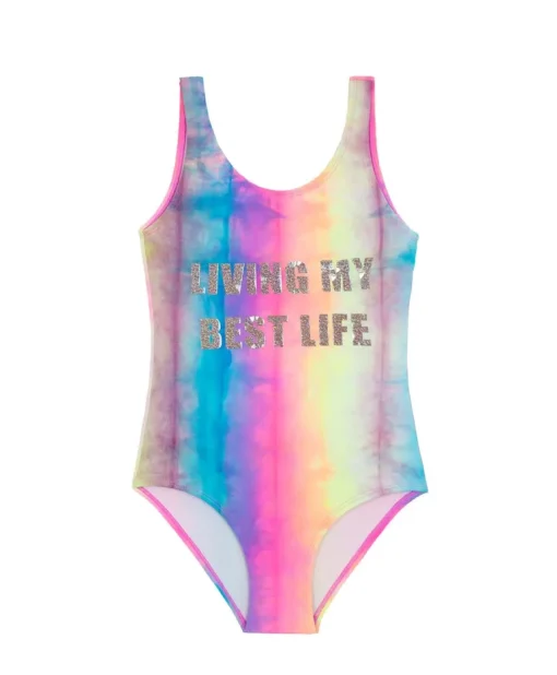 Kids Tie Dye Best Life One Piece (FINAL SALE)*PQ Swim Store