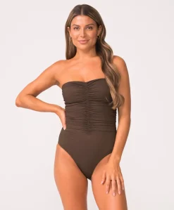 Ruched One Piece*PQ Swim Outlet