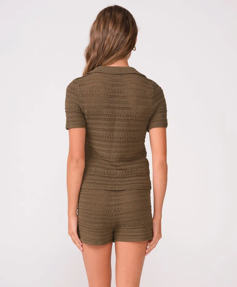 Lee Crochet Top*PQ Swim Clearance