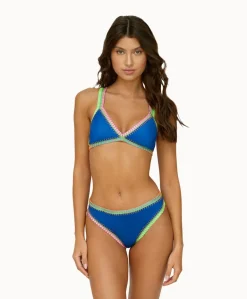 Platinum Crochet-Trim Scoop Bottom*PQ Swim Online