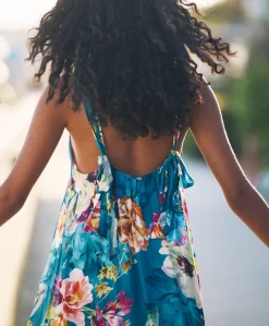 Spiritual Bloom Leilani Long Dress*PQ Swim Online