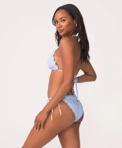 Lettuce Edge Tie Bottoms*PQ Swim Cheap