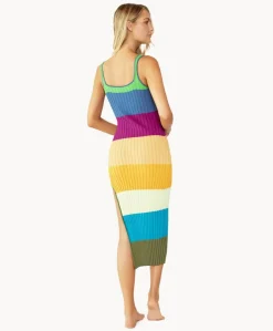 Turquoise Tides Piper Slit Dress (FINAL SALE)*PQ Swim Best