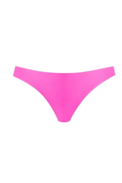 Vivid Pink Basic Ruched Bottoms*PQ Swim Discount