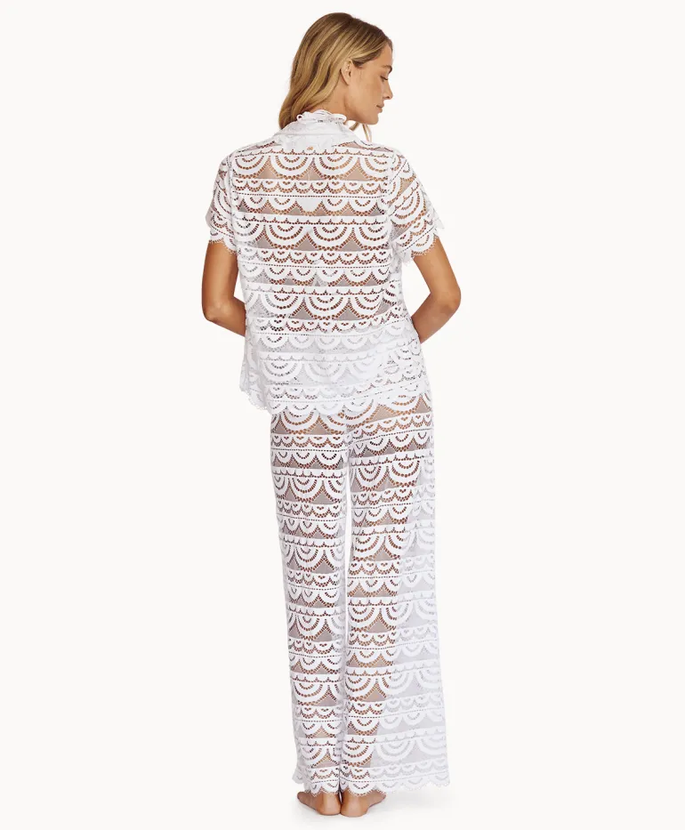 Water Lily High Waist Lace Pants*PQ Swim Discount