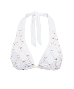 White Sands Beaded Brynn Halter*PQ Swim Outlet