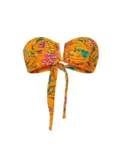 Wild Bloom Ruched Bandeau (FINAL SALE)*PQ Swim Sale